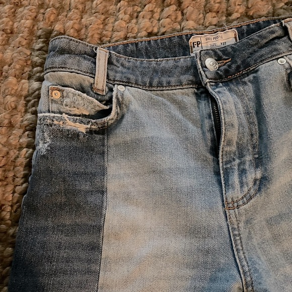 Free People Distressed HighRise 70's short sz 27 - Picture 2 of 9